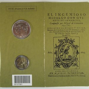 Spanien 2+12 Euro im Blister 2005 außen